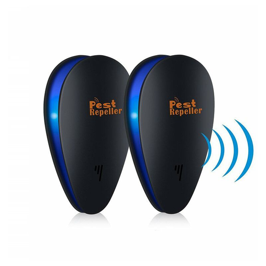 Benobby Kids - 2pcs Ultrasonic Pest Repeller, 6 Pack Insect Repellent Plug in, Indoor Pest Repeller Pest Control for Ants, Mosquitos, Flies, Spiders,