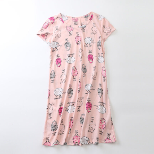 Women's pajamas Cotton pajamas Short sleeved pajamas Relaxed comfortable pajamas, xl
