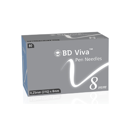 BD Micro-Fine + 8mm 0 25mm (31G) 90 Pen Needles