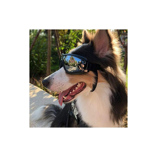 Fashion Pet Dog Goggles With Adjustable Straps UV Sunglasses Goggles Dog Sunglasses Waterproof Windproof Eye Protection Dustproof For Large/Medium