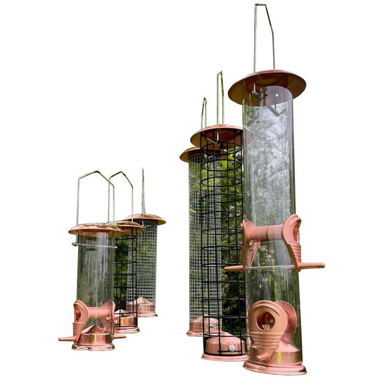 Set of Bird Feeders Seed, Nut and Fatball (Set of 6)