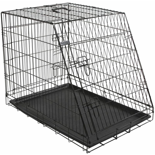 Dog Cage 92x63x74 cm Black Kerbl Black