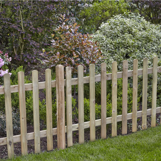 6' x 3' (1.8m x 0.9m) Picket Fence Panel