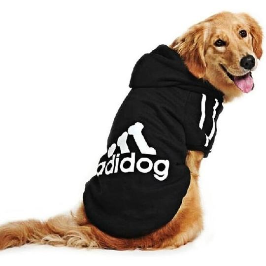 Litzee - Sport Dog/Cat Hoodie Size s to 9XL 7 colours - Black - 4XL