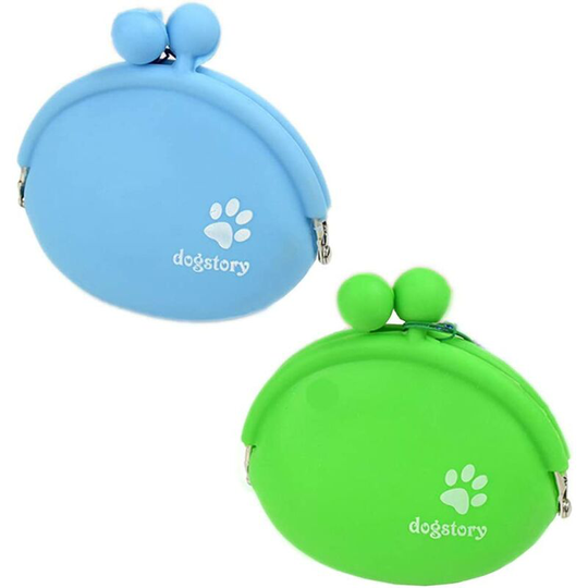 Betterlifegb - 2 Silicone Dog Treat Bags,Betterlife Dog Treat Pouch Dog Food Container Training Treat Pet Training Waist Feeding Outdoor Training