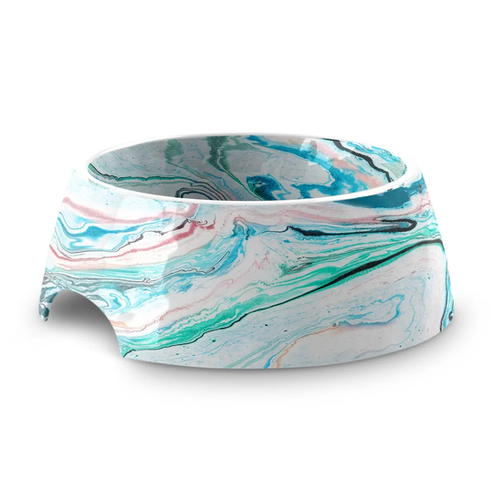 Malia Marble Swirl Pet Bowl