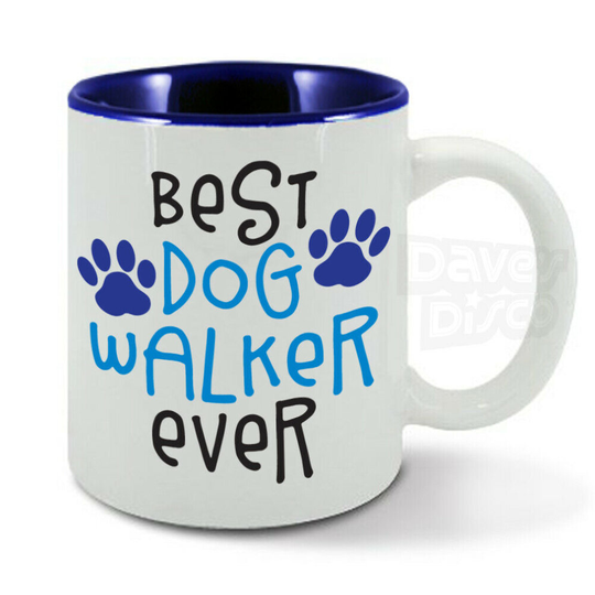 Best DOG WALKER ever, dog walking, greatest, number 1, pet lover mug