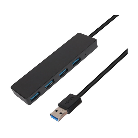 Groofoo - usb Multi usb Hub 4 Port usb 3.0 Hub Portable Multi Data Hub with 30MM Cable Compatible for Macbook/Mac Pro/Mini/iMac/Surface