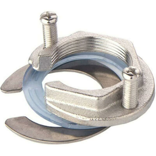 Stainless Steel Faucet Retaining Nut Kit To Prevent Kitchen And Bathroom Faucets From Working Loose, 32mm Single Hole Nut Type Connector thsidne