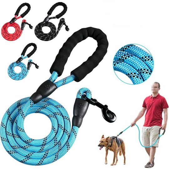 Deckon - Nylon Reflective Dog Leashes Durable Puppy Traction Rope Puppy Walking Leashes Flexibly Adjusted Pet Supplies m 3pcs