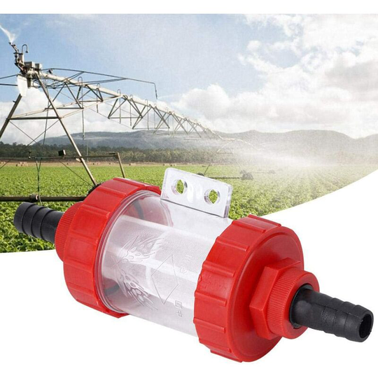 Tinor - Water Pump Filter, High Flow Water Pump Agricultural Inline Filter Transparent Filter for Gardening Water Pump(G3/4in)