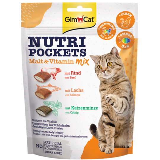 GimCat Nutri Pockets - 150g Malt Vitamin Mix