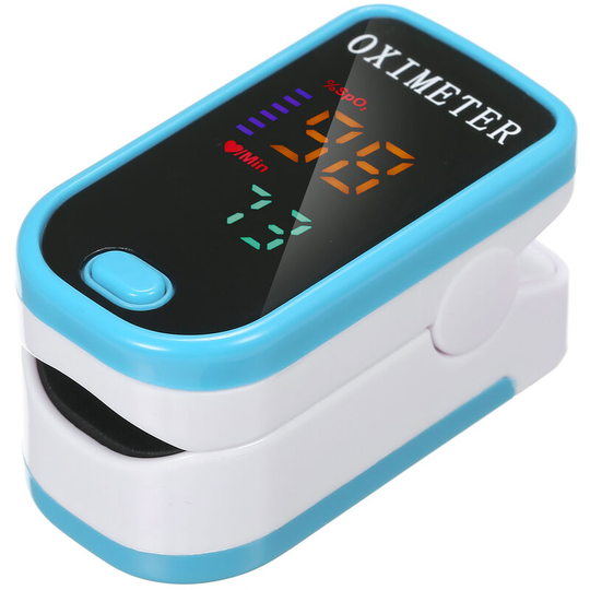 Portable Fingertip Oximeter SPO2 Pulse Rate Measurement Auto Power Off Within 5S for Family Office