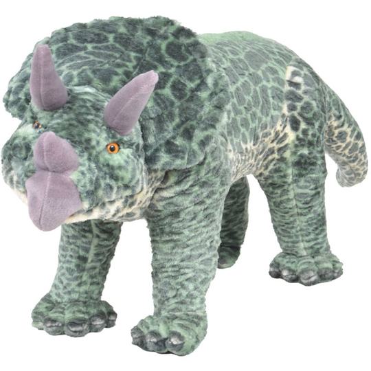 Standing Plush Toy Triceratops Dinosaur Green xxl