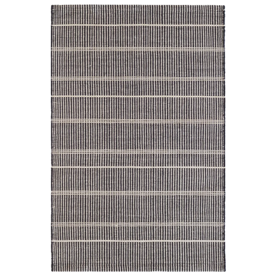 Samson Handwoven Black Indoor/Outdoor Rug