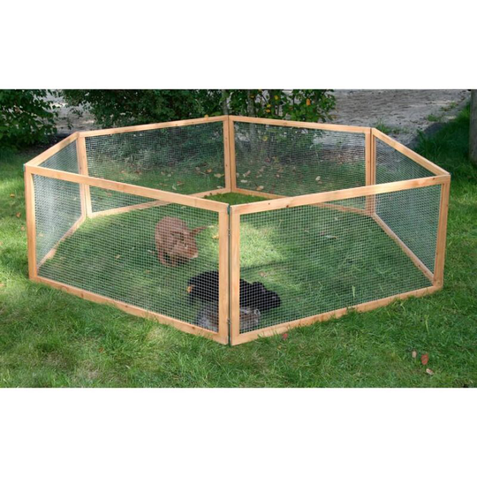 Kerbl - Outdoor Pet Enclosure Vario Wood Brown 84399 Brown