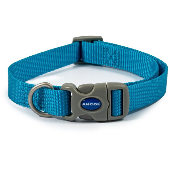 Viva Adjustable Dog Collar (45cm - 70cm) (Blue) - Blue - Ancol