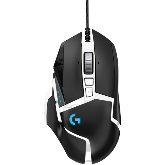 Logitech G502 HERO High Performance Gaming Mouse Special Edition, HERO 16K Sensor, 16 000 DPI, RGB, Adjustable Weights, 11 Programmable Buttons, On-Bo