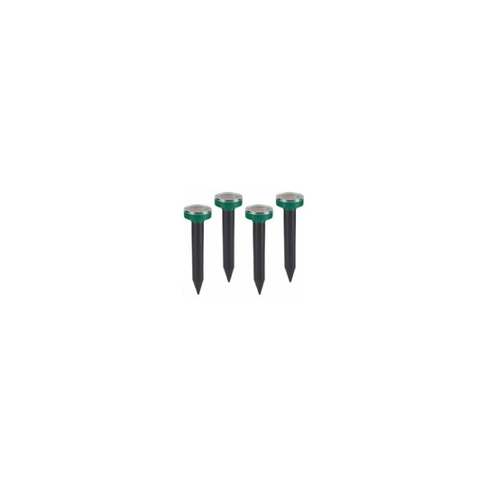 Ultrasonic Anti-Mole Solar Mole Repeller, Vole Repellent, 4PCS