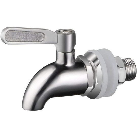 Barrel Tap, Beverage Dispenser, Beer Barrel Tap, Wine Tap - Stainless Steel & 16mm Size