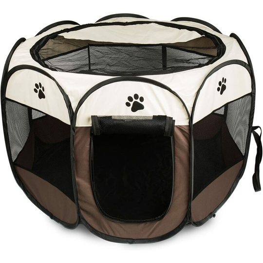 Park park puppy park enclosure for dogs Foldable rabbits Use indoors and outdoors (coffee)