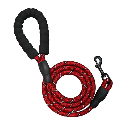Dog leash 1.5m Strong dog leash Large dogs Gassi Hiking Green