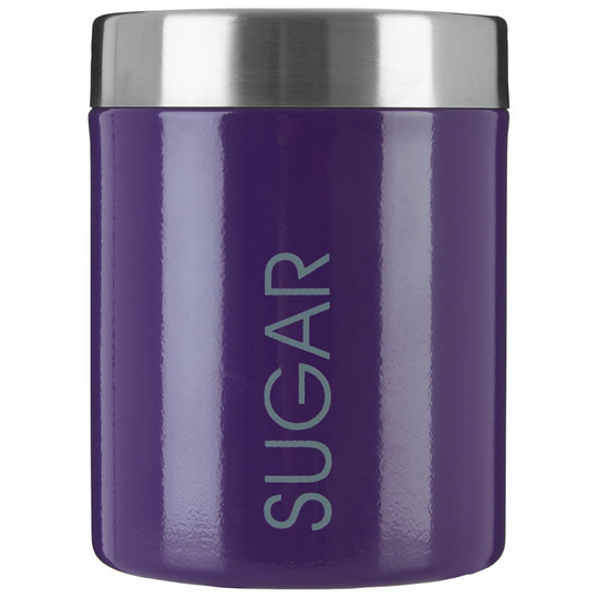 Premier Housewares - Purple Enamel Sugar Canister