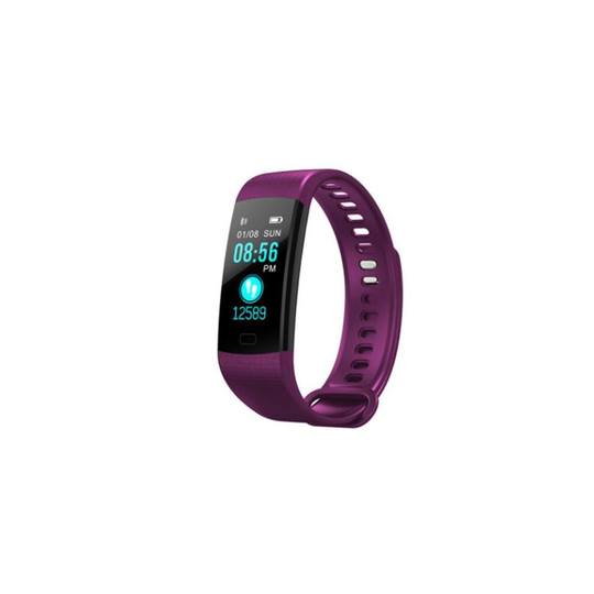 Purple Y5 Smart Band Heart Rate Smart Watch Tracker Fitness Tracker