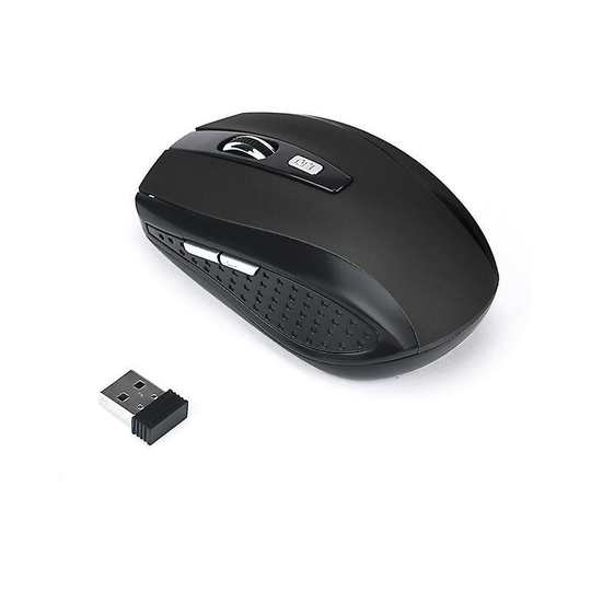 Mouse Raton Gaming 2.4ghz Wireless Mouse Usb Receiver Pro Gamer For Pc Laptop Desktop Computer Mouse Mice For Laptop Computer - Black