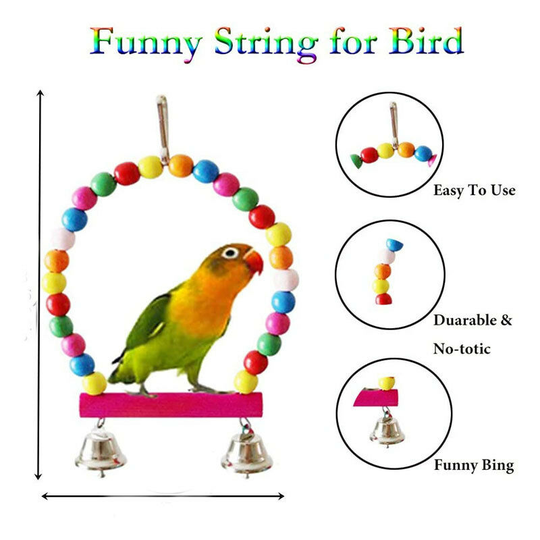 Bird toy parrot rocking toy