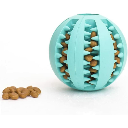 Betterlifegb - Interactive iq toy Ball for Dog Non-Toxic Durable Ball Chew for Training / Tooth Cleaning / Popping Ideal for Small / Means / Great