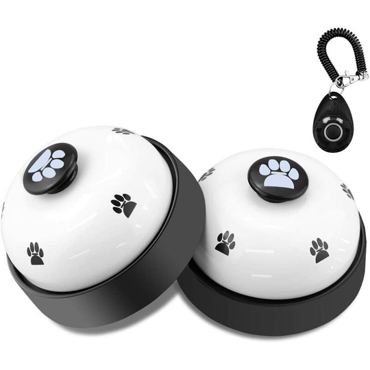Dog Training Bell, Set of 2 Dog Puppy Pet Potty Training Bells,