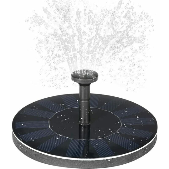 Anself Solar Pump Solar Water Pump Solar Panel Fountain for Pond or Garden Pome with Monocrystalline Solar Panel and Brushless Pump [Energy Class A]