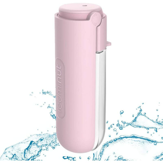 Groofoo - Portable Dog Water Bottle 420ml, Rotating Sink Leakproof Dog Water Bottle for Pets, Portable Water Dispenser Lightweight Dog Cat Water