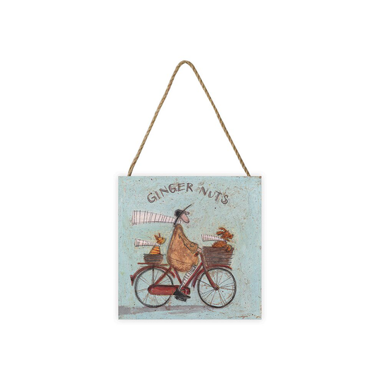 Sam Toft (Ginger Nuts) 20 x 20 x 3cm Wooden Wall Art