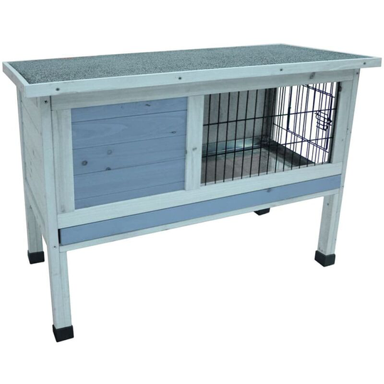 Flamingo - Rabbit Hutch Bugs 90 Cottage 91x45x70 cm Grey Grey