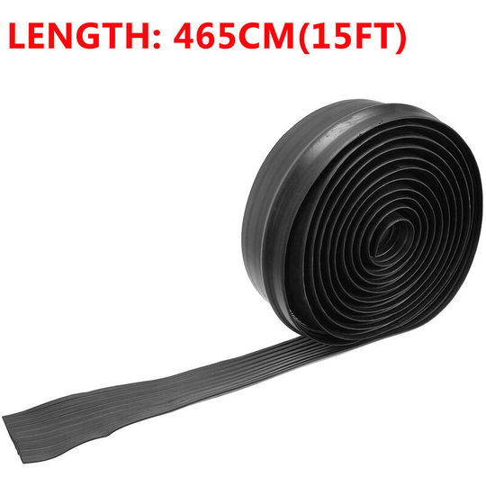 85x18mm Garage Door Floor Mounted Threshold Weather Seal Draught Excluder Rubber 465cm(15ft)
