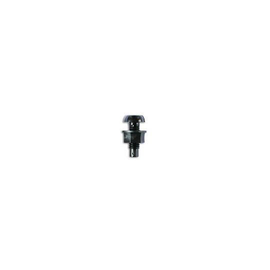 Number Plate Screws & Nuts - Black - No.6 x 3/4in. - Pack Of 100 - 31528 - Connect