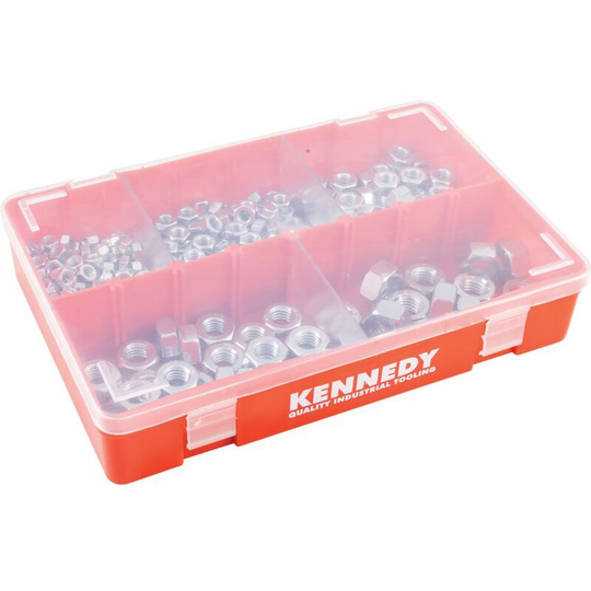 Nuts Steel Metric bzp Kit - Kennedy