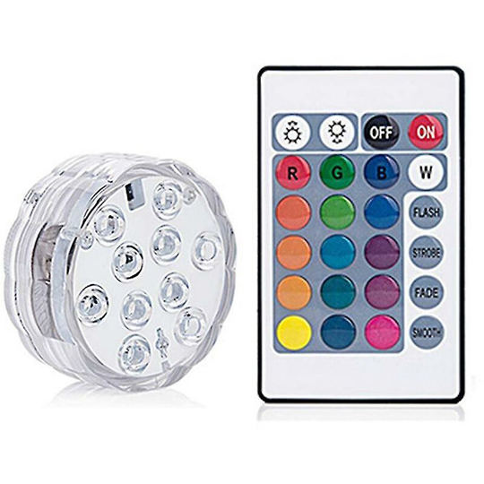 10pcs Rgb Led Dive Lights Compatible With Wedding Party Vase Bowl 1 Light