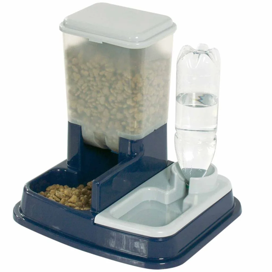 Flamingo Pet Water and Food Dispenser Duo Max Blue