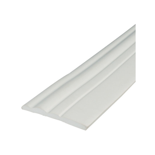 White Self-adhesive flexible skirting board Foldable skirting board, 5 m