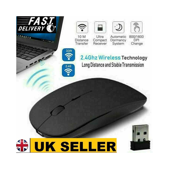 Wireless Mouse Optical Mouse For Laptop PC