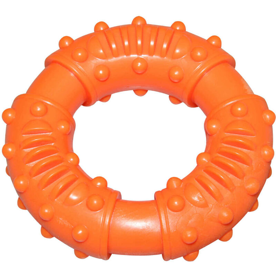 Macaron Dog Chew Toy for Aggressive Chewers: Almost Indestructible Ultra-Durable Natural Rubber Puppy Chew Toy for Medium and Large Breeds