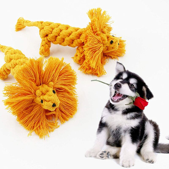 Modou - Chew Toy, Cotton Woven Rope, Durable Dog Chew Toys, Rope Chew Toy, Interactive Pet Training Toy, Dog Chew Toys for Puppy Plush, 2 Pieces