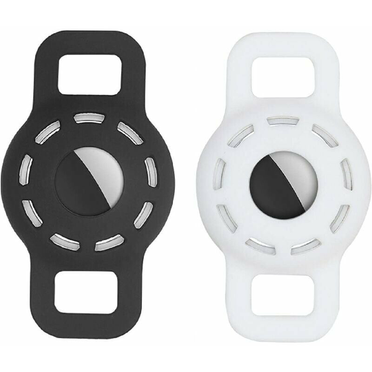 Dog Collar Holder (Black + White)