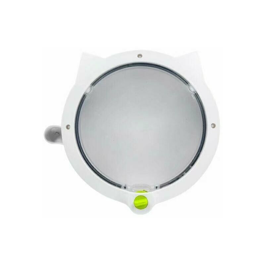 Cat door Cat door Dog door hole Entrance and exit door for cat and dog Special installation of pet door (white)