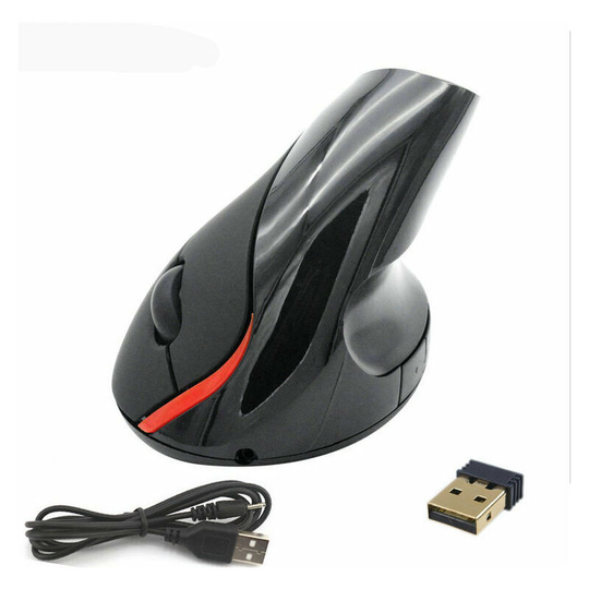 Wireless Mouse,2.4G Vertical Ergonomic usb Mouse with Nano Receiver,Rechargeable,1600 dpi for Laptop,Mac,Macbook Pro,PC,Computer,