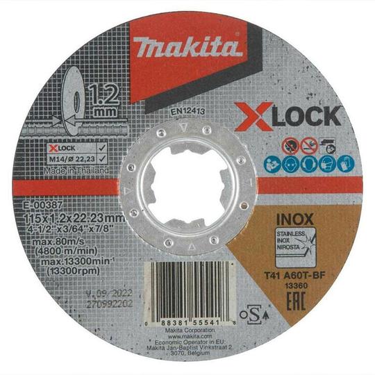 X-Lock 115mm Cutting Disc A60T - n/a - Makita