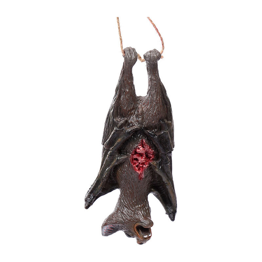 Halloween Decoration Props Hanging Chain Horror Spoof Scary Animals Scary Haunted House Iocation Iayout, 3PCS Bat - Muff